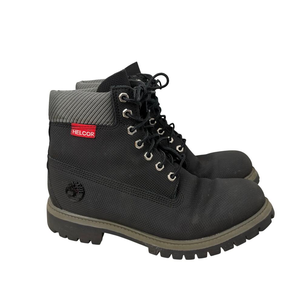 Timberland Boots Mens Size 9 M 6-Inch Helcor Ankle Black Leather Insulated